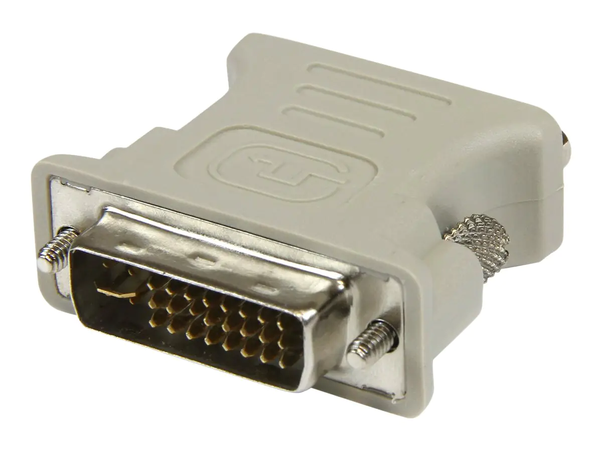 StarTech VGA auf DVI Monitor Adapter - St/Bu - Grau - VGA HD15 zu DVI-I Kupplung - VGA-Adapter - DVI-I (M) zu HD-15 (VGA) (W) - beige - für P/N: MXT101MMHD15, MXT101MMHD6 StarTech VGA auf DVI Monitor Adapter - St/Bu - Grau - VGA HD15 zu DVI-I Kupplung - VGA-Adapter - DVI-I (M) zu HD-15 (VGA) (W) - beige - für P/N: MXT101MMHD15, MXT101MMHD6