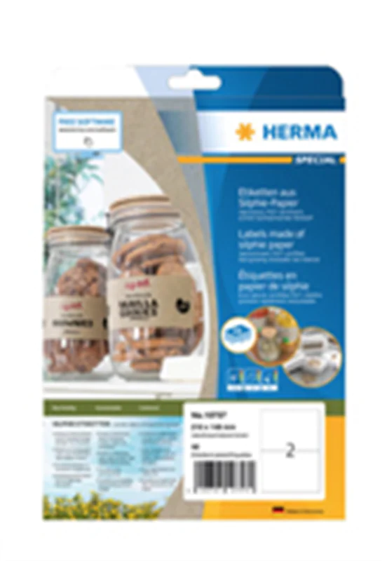 HERMA Universal-Etiketten 210 x 148 mm 20 Blatt Braun - Etiketten/Beschriftungsbänder
