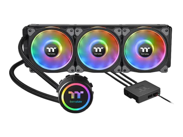 Thermaltake Floe DX RGB 360 - TT Premium Edition - Flüssigkühlsystem für CPU im Waterblock-Design - (für: LGA1156, AM2, AM2+, LGA1366, AM3, LGA1155, AM3+, LGA2011, FM1, FM2, LGA1150, LGA2011-3, LGA1151, AM4, LGA2066, LGA1200) CL-W256-PL12SW-A
