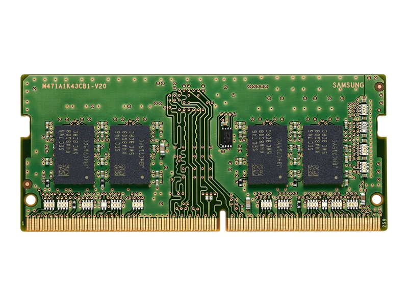 HP - DDR4 - Modul - 8 GB - SO DIMM 260-PIN - 3200 MHz / PC4-25600 - 1.2 V - ungepuffert - non-ECC - für EliteBook 640 G9; 650 G9; 655 G9; 835 G8, 845 G8, 855 G8; ProBook 455 G9, 450 G9, 635 Aero G8, 655 G9; ProBook x360 435 G9; ZBook 15v G5 Mobile Worksta HP - DDR4 - Modul - 8 GB - SO DIMM 260-PIN - 3200 MHz / PC4-25600 - 1.2 V - ungepuffert - non-ECC - für EliteBook 640 G9; 650 G9; 655 G9; 835 G8, 845 G8, 855 G8; ProBook 455 G9, 450 G9, 635 Aero G8, 655 G9; ProBook x360 435 G9; ZBook 15v G5 Mobile Worksta