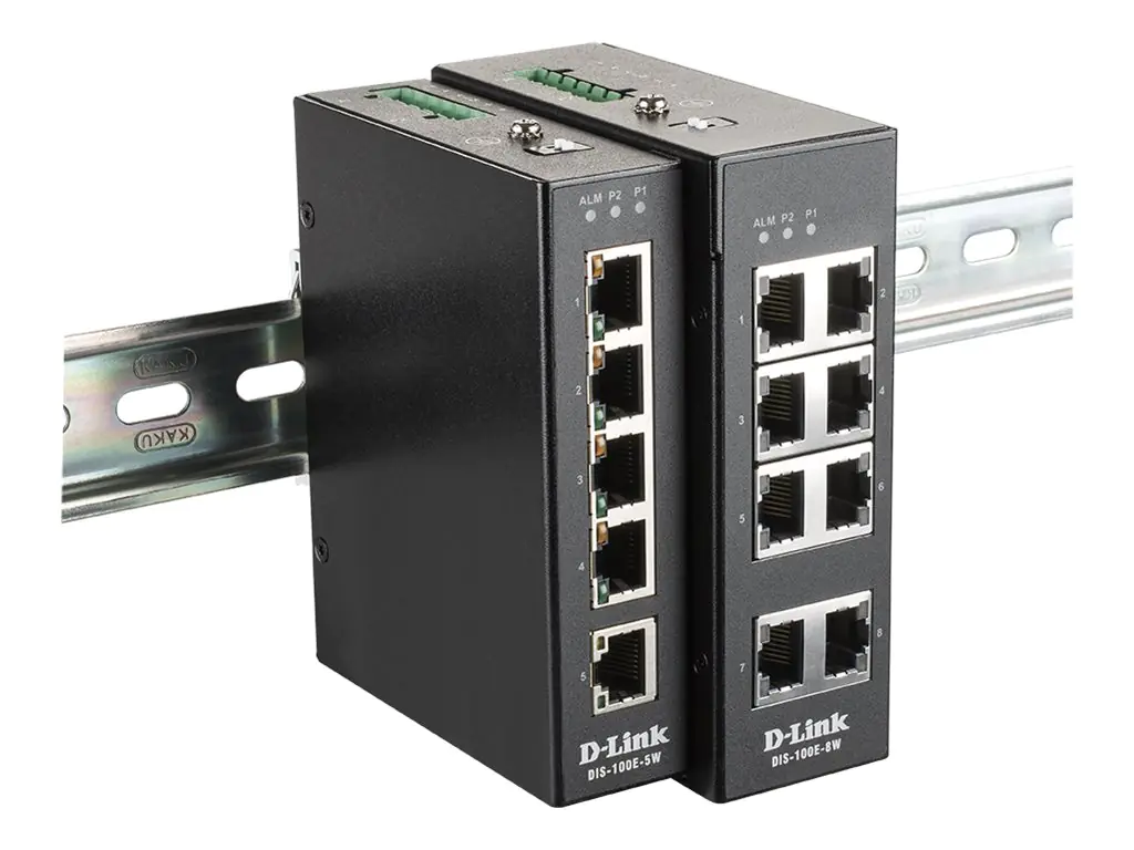 D-Link DIS 100E-8W - Switch - unmanaged - 8 x DIS-100E-8W