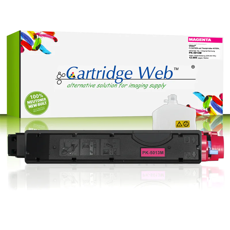 CartridgeWeb Toner kompatibel zu Utax 1T02NTBUT0 PK-5013M Magenta 12.000 Seiten 1 Stück