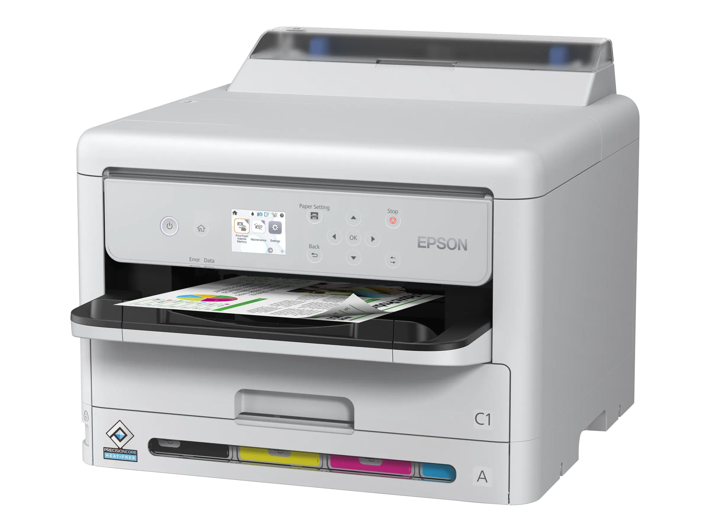 Epson WorkForce Pro WF-C5390DW - Drucker - Farbe - Duplex - Tintenstrahl - A4/Legal - 4800 x 1200 dpi - bis zu 25 Seiten/Min. (einfarbig) C11CK25401