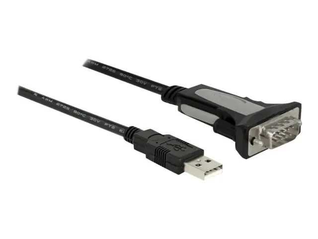 Delock Kabel USB / seriell - USB (M) zu RS-232 (M) 66323