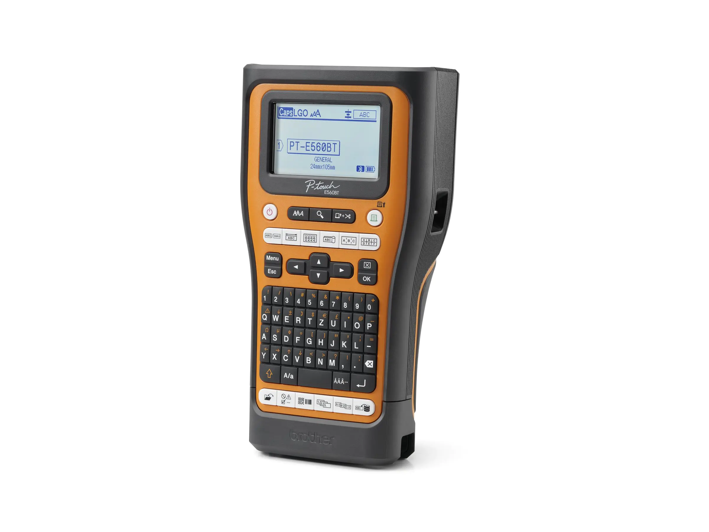 Brother P-Touch PT-E560BTVP - Beschriftungsgerät - s/w - Thermotransfer - Rolle (2,4 cm) PTE560BTVPRG1