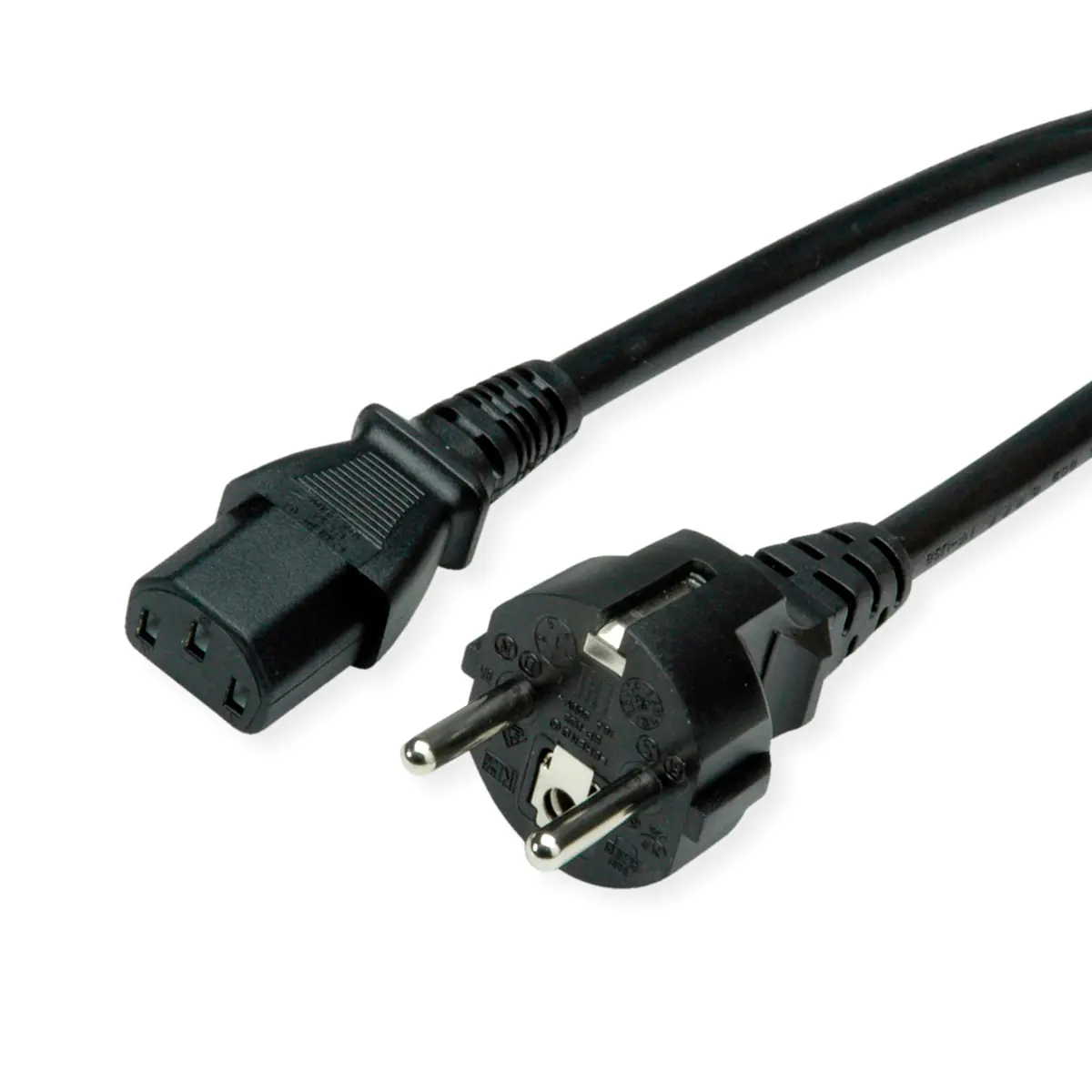 VALUE Netzkabel CEE7/7 gerade+ IEC-C13 gerade 1.8m - Strom/Netzteil - 1,8 m VALUE Netzkabel CEE7/7 gerade+ IEC-C13 gerade 1.8m - Strom/Netzteil - 1,8 m