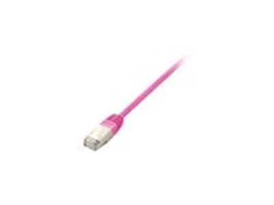 equip - Patch-Kabel - RJ-45 (M) zu RJ-45 (M) - 50 cm - SSTP-Kabel - CAT 6 - halogenfrei, geformt, verseilt - pink