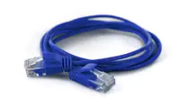 WANTEC 7246, 3 m, Cat6a, U/UTP (UTP), RJ-45, RJ-45, Blau