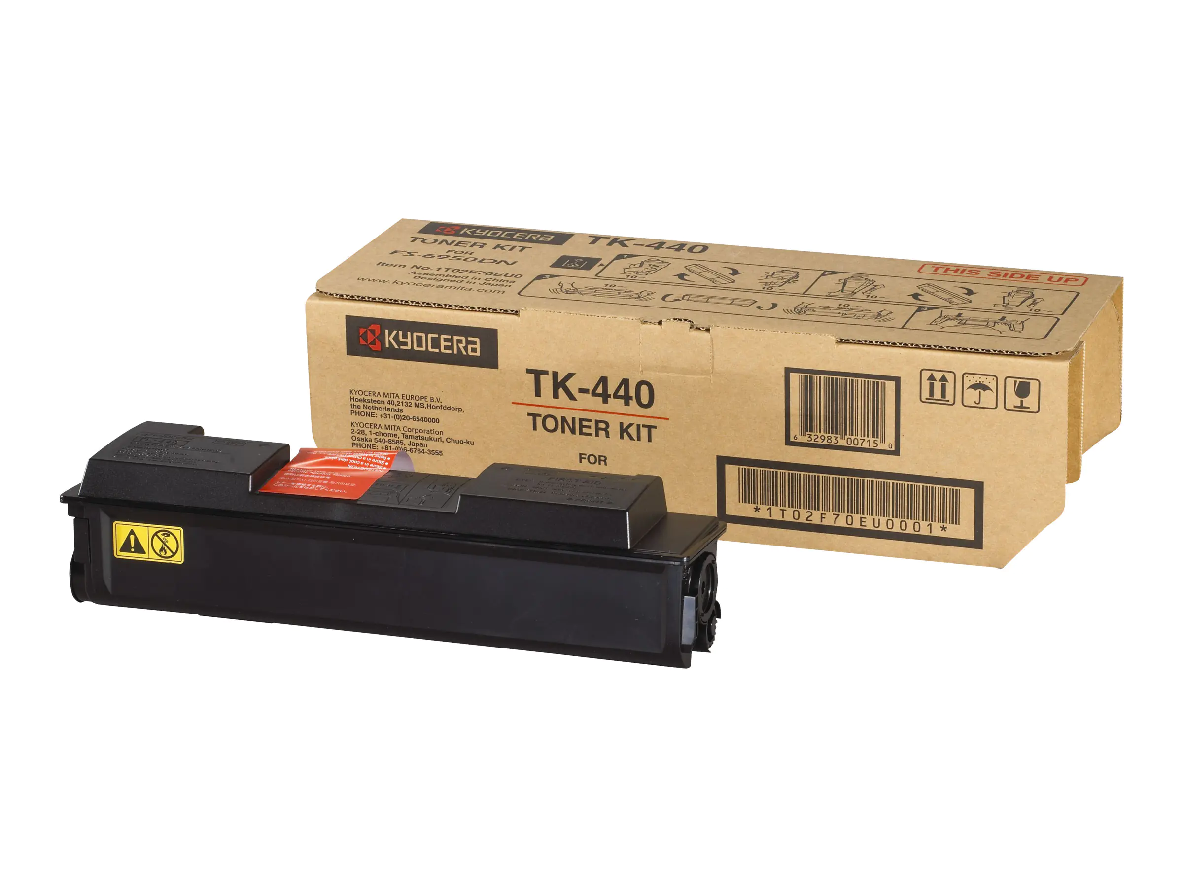 Kyocera TK 440 - Schwarz - Original - Tonersatz - für FS-6950DN, 6950DTN Kyocera TK 440 - Schwarz - Original - Tonersatz - für FS-6950DN, 6950DTN