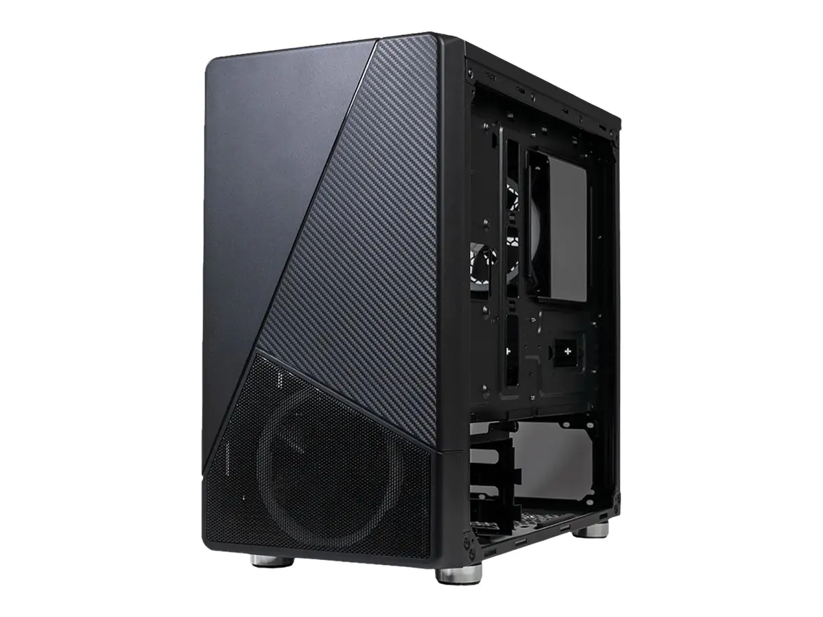 AZZA Noir - Mid tower - micro ATX - Seitenteil mit Fenster (gehärtetes Glas) CSAZ-130