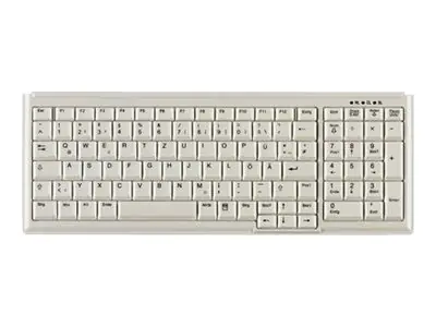 Active Key AK-7000 - Tastatur - PS/2 - USA - Hellgrau