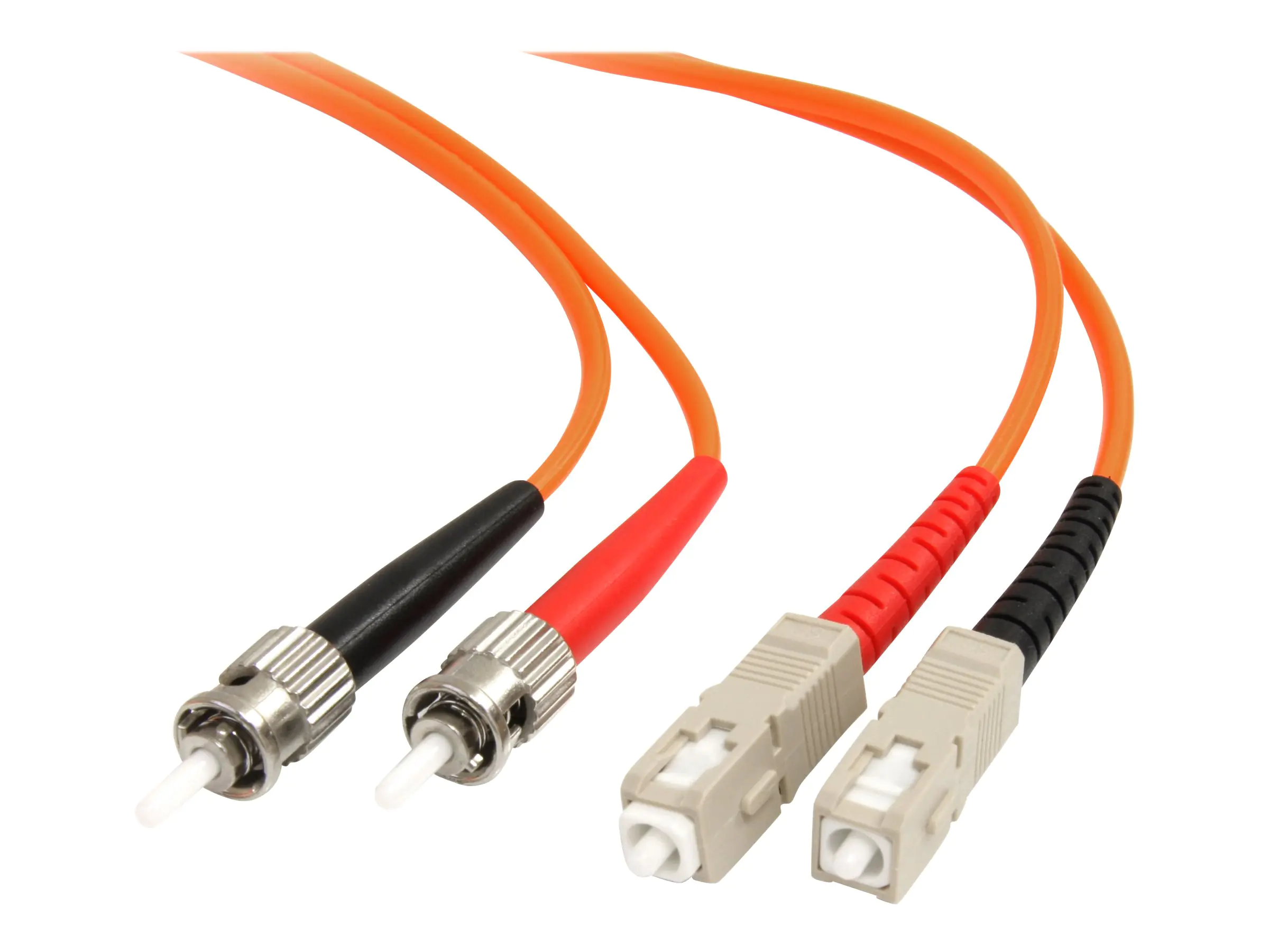 StarTech 3m Fiber Optic Cable - Multimode Duplex 62.5/125 - LSZH - ST/SC - OM1 - ST to SC Fiber Patch Cable (FIBSTSC3) - Netzwerkkabel - SC multi-mode (M) zu ST multi-mode (M) - 3 m - Glasfaser - Duplex - 62,5/125 Mikrometer - für P/N: US100A20FXSC, US100 StarTech 3m Fiber Optic Cable - Multimode Duplex 62.5/125 - LSZH - ST/SC - OM1 - ST to SC Fiber Patch Cable (FIBSTSC3) - Netzwerkkabel - SC multi-mode (M) zu ST multi-mode (M) - 3 m - Glasfaser - Duplex - 62,5/125 Mikrometer - für P/N: US100A20FXSC, US100