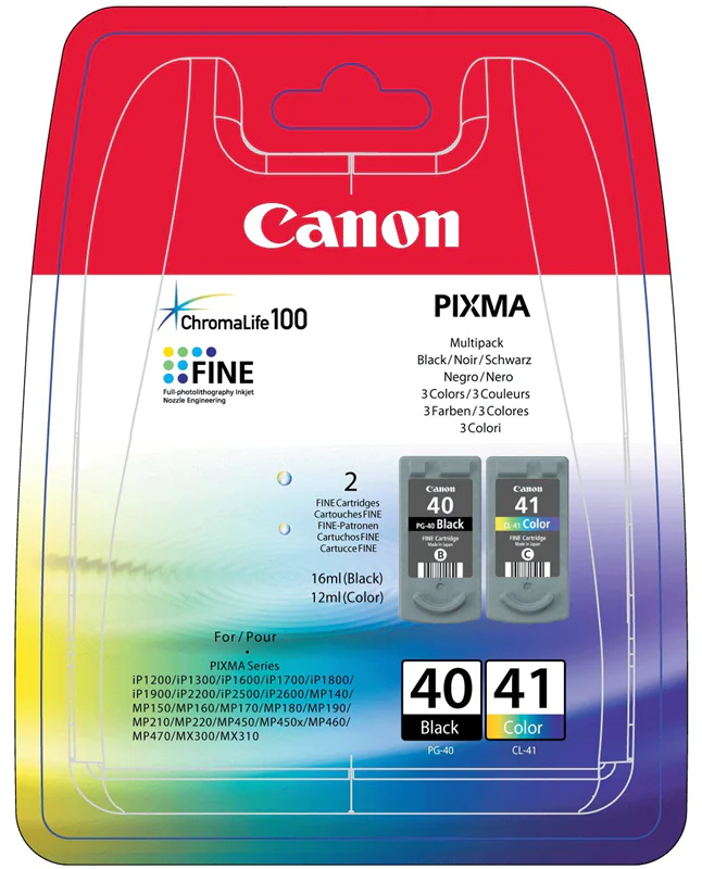 Canon Tinte PG-40 CL-41*Multipack* - Original - Tintenpatrone 0615B043