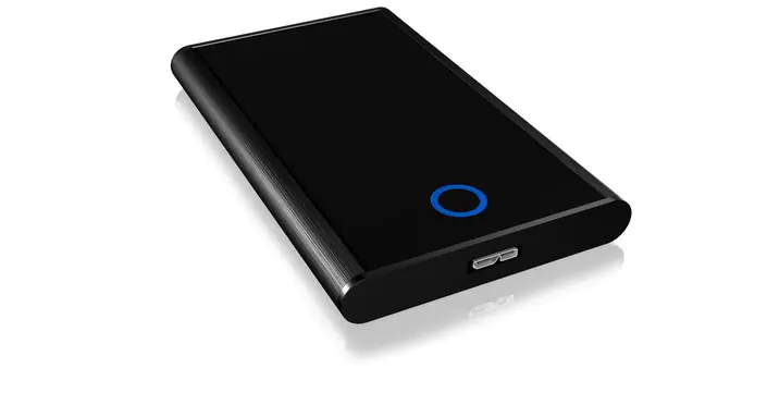 ICY BOX IB-273StU3 - Speichergehäuse mit Netzanzeige - 2.5" (6.4 cm) - SATA 3Gb/s - USB 3.0 - Schwarz