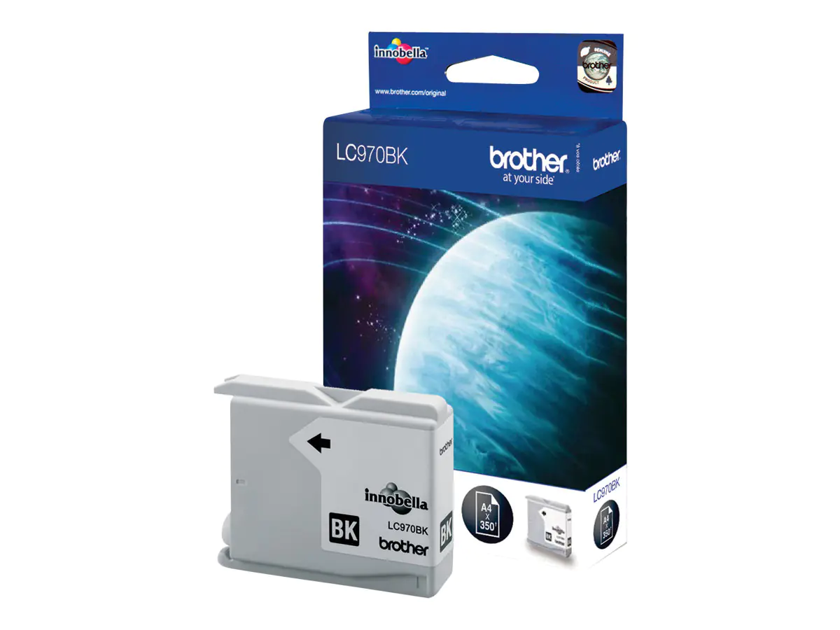 Brother LC970BK - Schwarz - Original - Tintenpatrone - für Brother DCP-135C, DCP-150C, DCP-153C, DCP-157C, MFC-235C, MFC-260C Brother LC970BK - Schwarz - Original - Tintenpatrone - für Brother DCP-135C, DCP-150C, DCP-153C, DCP-157C, MFC-235C, MFC-260C