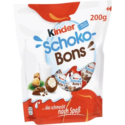 Kinder Schokolade Schoko-Bons 200 g/Pack. Kinder Schokolade Schoko-Bons 200 g/Pack.