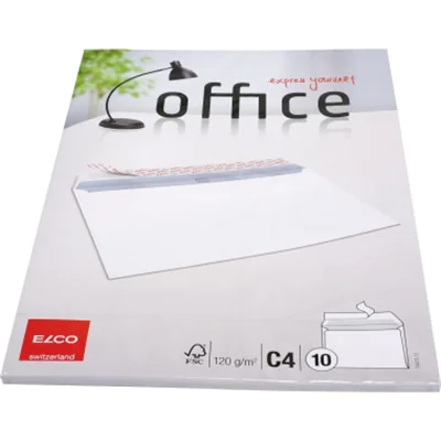 ELCO Briefumschlag Office 7447612 C4 oF hk weiß 10 St./Pack. ELCO Briefumschlag Office 7447612 C4 oF hk weiß 10 St./Pack.