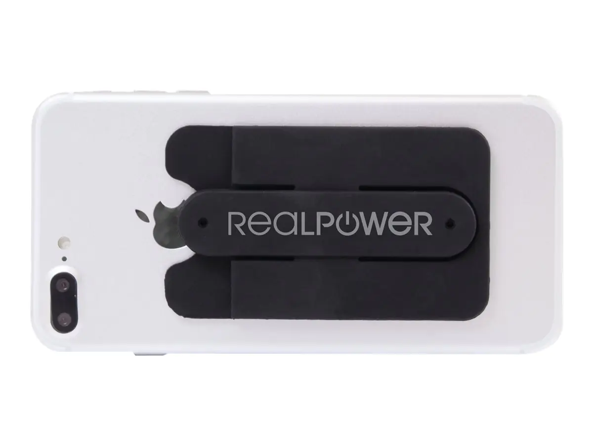 RealPower Smart Wallet - Tasche für 3 Kreditkarten - Silikon