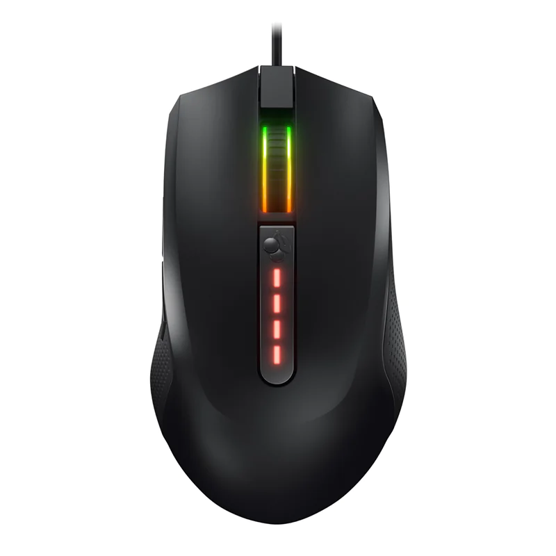 CHERRY MC 2.1 - Maus - ergonomisch - Für Rechtshänder - kabelgebunden - USB 2.0 - Schwarz