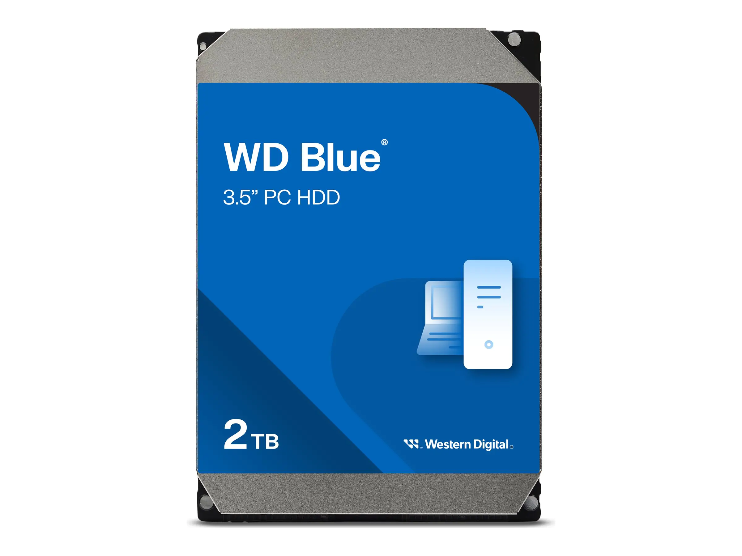 WD Blue WD20EZBX - Festplatte - 2 TB - intern - 3.5" (8.9 cm) - SATA 6Gb/s - 7200 rpm - Puffer: 256 MB