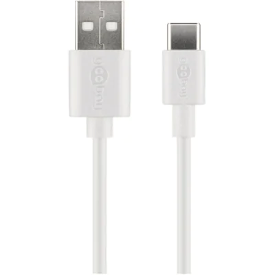 Goobay® USB-Kabel 1m weiß Goobay® USB-Kabel 1m weiß