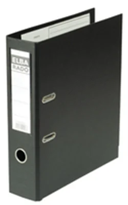 ELBA Ordner ELBAradoplast 100022631 DIN A4 80mm PVC schwarz