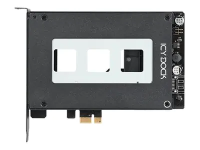 Icy Dock ToughArmor MB839SP-B - Mobiles Speicher-Rack - 2.5" (6.4 cm) - SATA 6Gb/s - PCIe 2.0 x1 - Schwarz