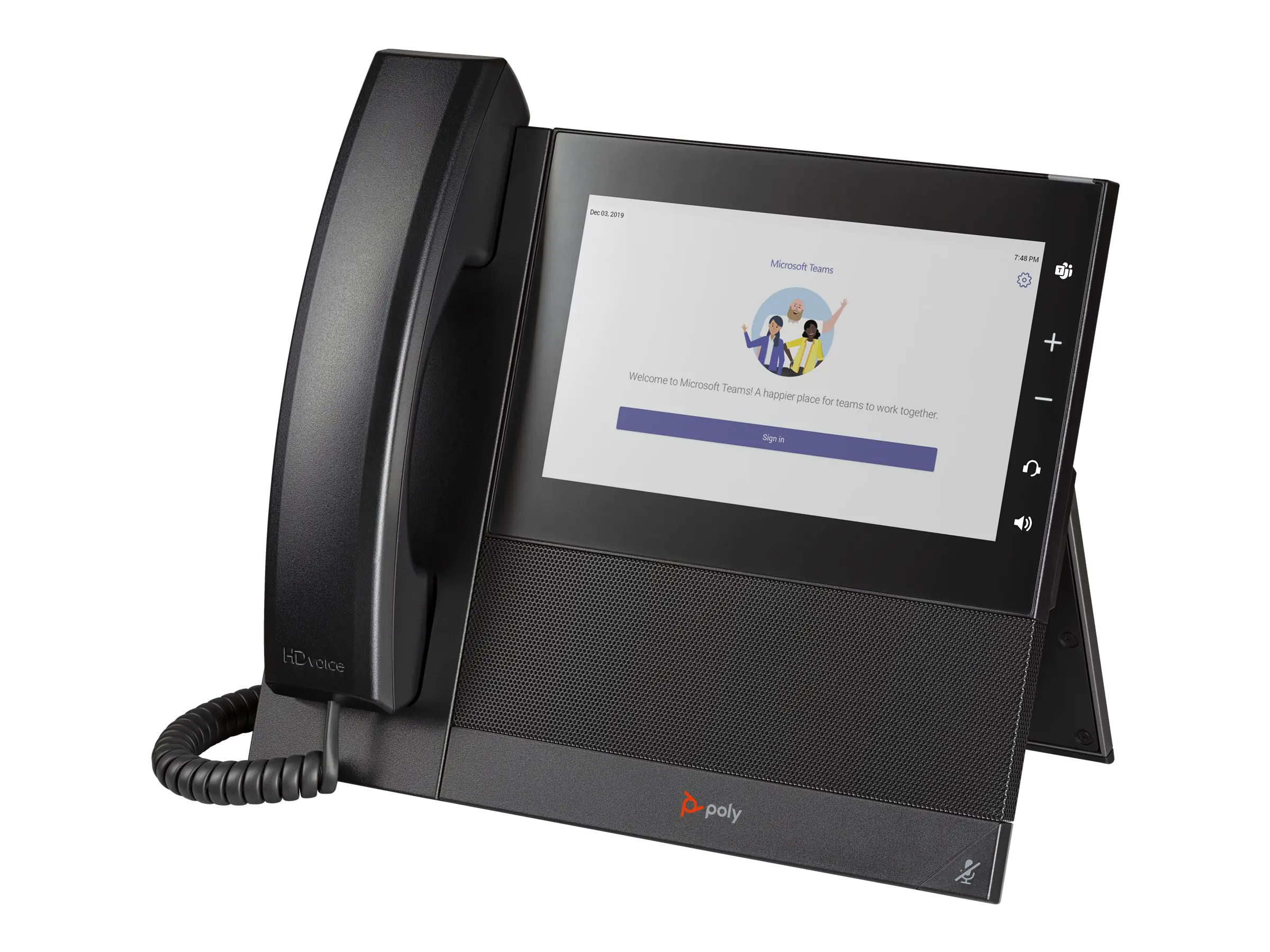 Poly CCX 600 - Für Microsoft Teams - VoIP-Telefon mit Rufnummernanzeige/Anklopffunktion - SIP, RTP, RTCP - 24 Leitungen - Schwarz Poly CCX 600 - Für Microsoft Teams - VoIP-Telefon mit Rufnummernanzeige/Anklopffunktion - SIP, RTP, RTCP - 24 Leitungen - Schwarz