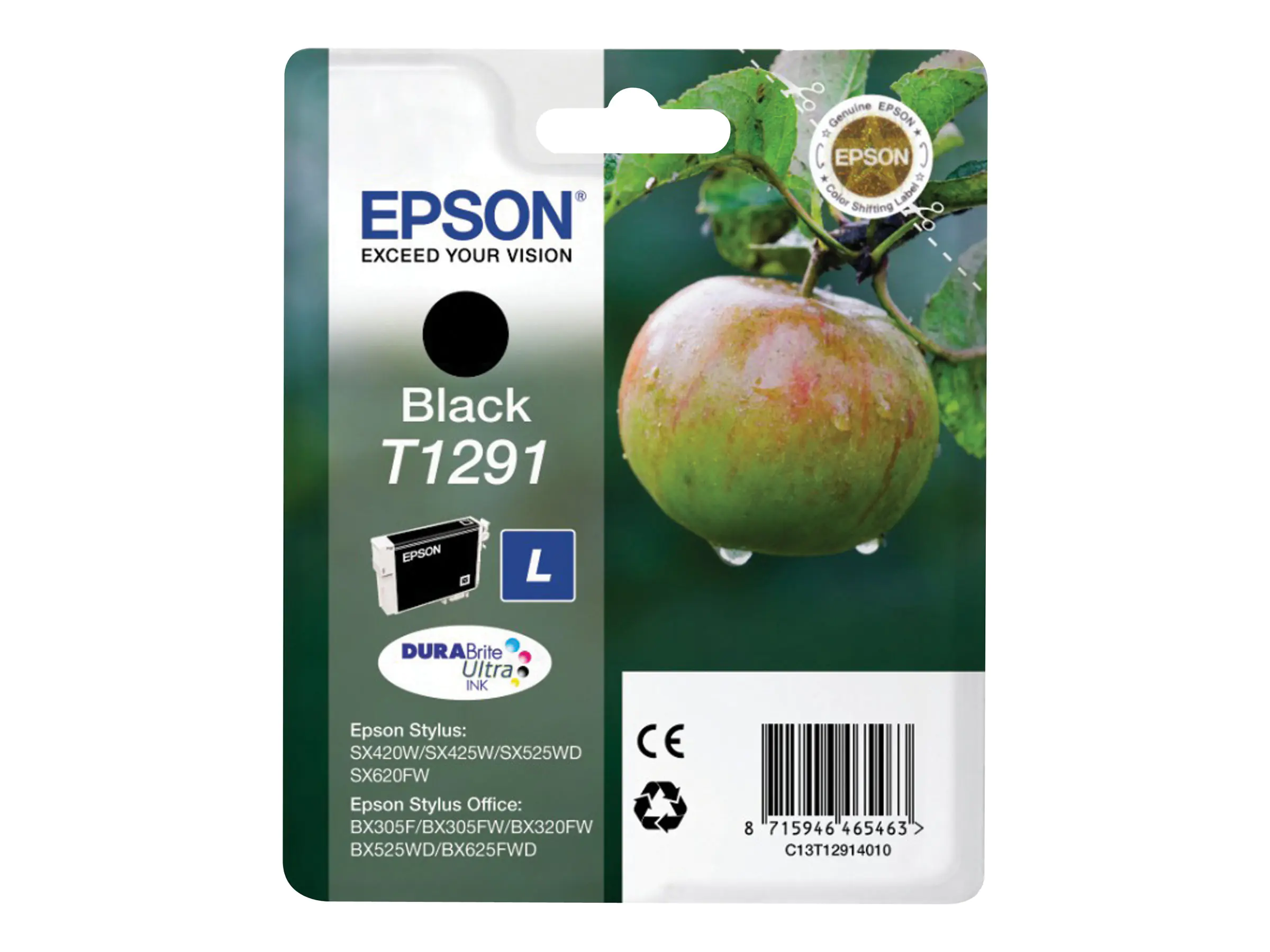 Epson T1291 - 11.2 ml - L-Größe - Schwarz - original C13T12914012