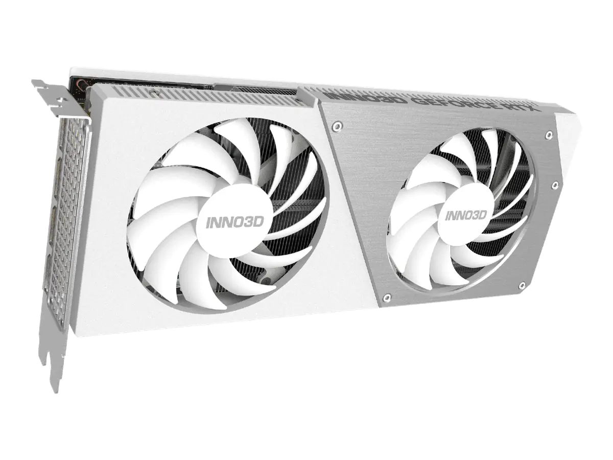 Inno3D GeForce RTX 4070 TWIN X2 OC - Grafikkarten - GeForce RTX 4070 - 12 GB GDDR6X - PCIe 4.0 x16 - HDMI, 3 x DisplayPort - weiß - Box
