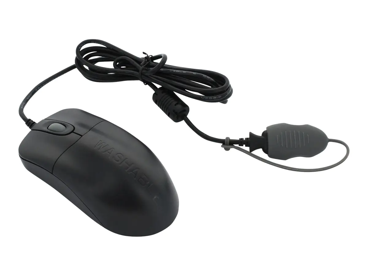 Seal Shield Silver Storm Waterproof - Maus - optisch - 2 Tasten - kabelgebunden - USB - Schwarz