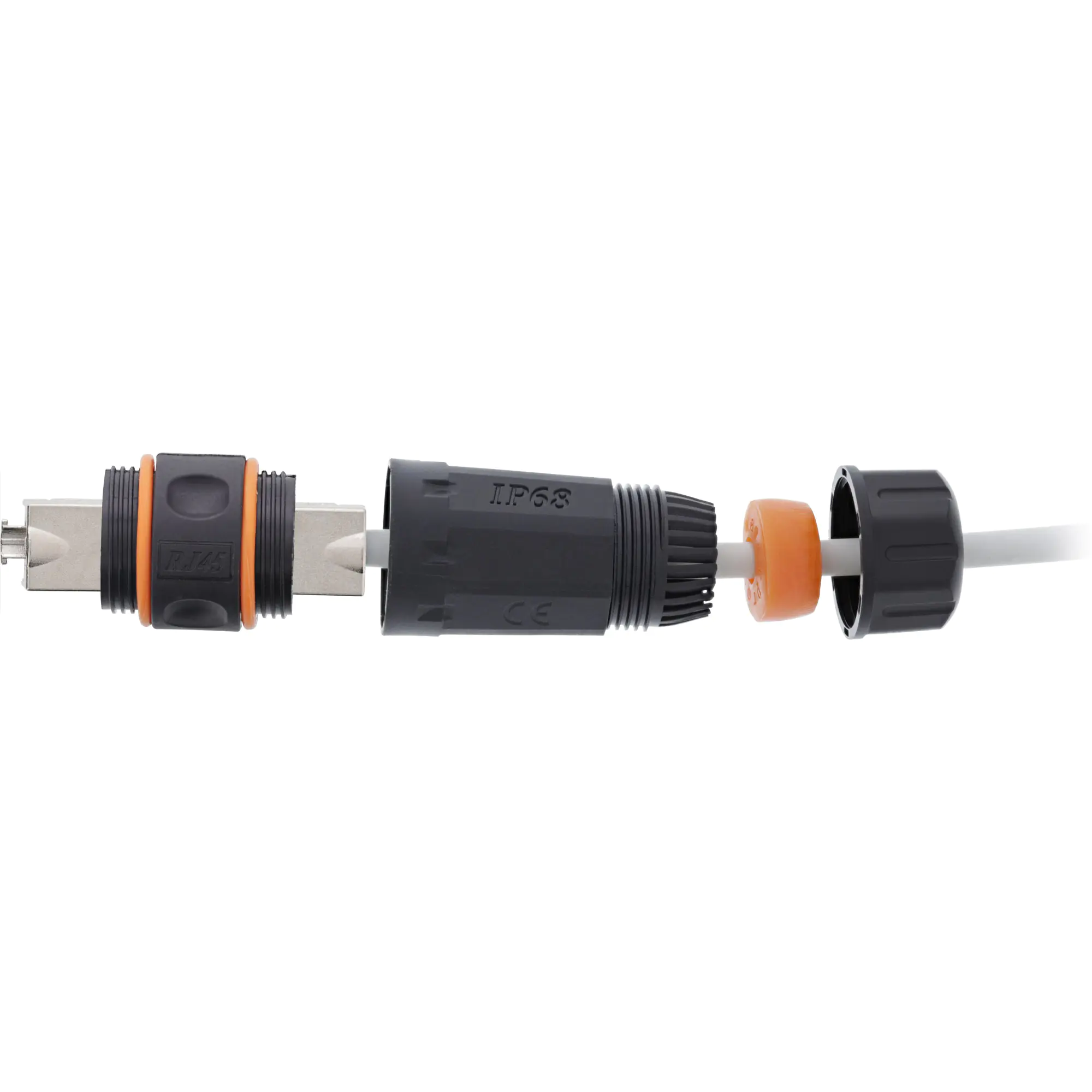InLine Cat.6A Kabelverbinder - geschirmt - IP68 - LSA-Technik - outdoor 69992W