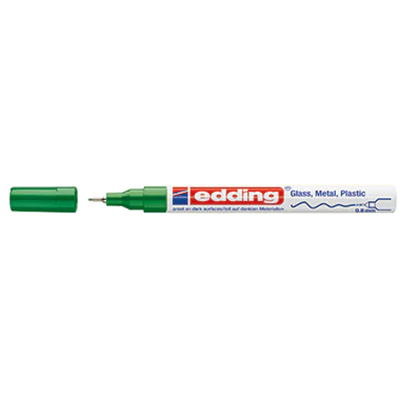 edding Lackmarker 780 4-780-9-004 0,8mm Rundspitze permanent grün edding Lackmarker 780 4-780-9-004 0,8mm Rundspitze permanent grün