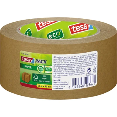 tesa Packband tesapack Paper EcoLogo 57180-00000 50mmx50m braun tesa Packband tesapack Paper EcoLogo 57180-00000 50mmx50m braun