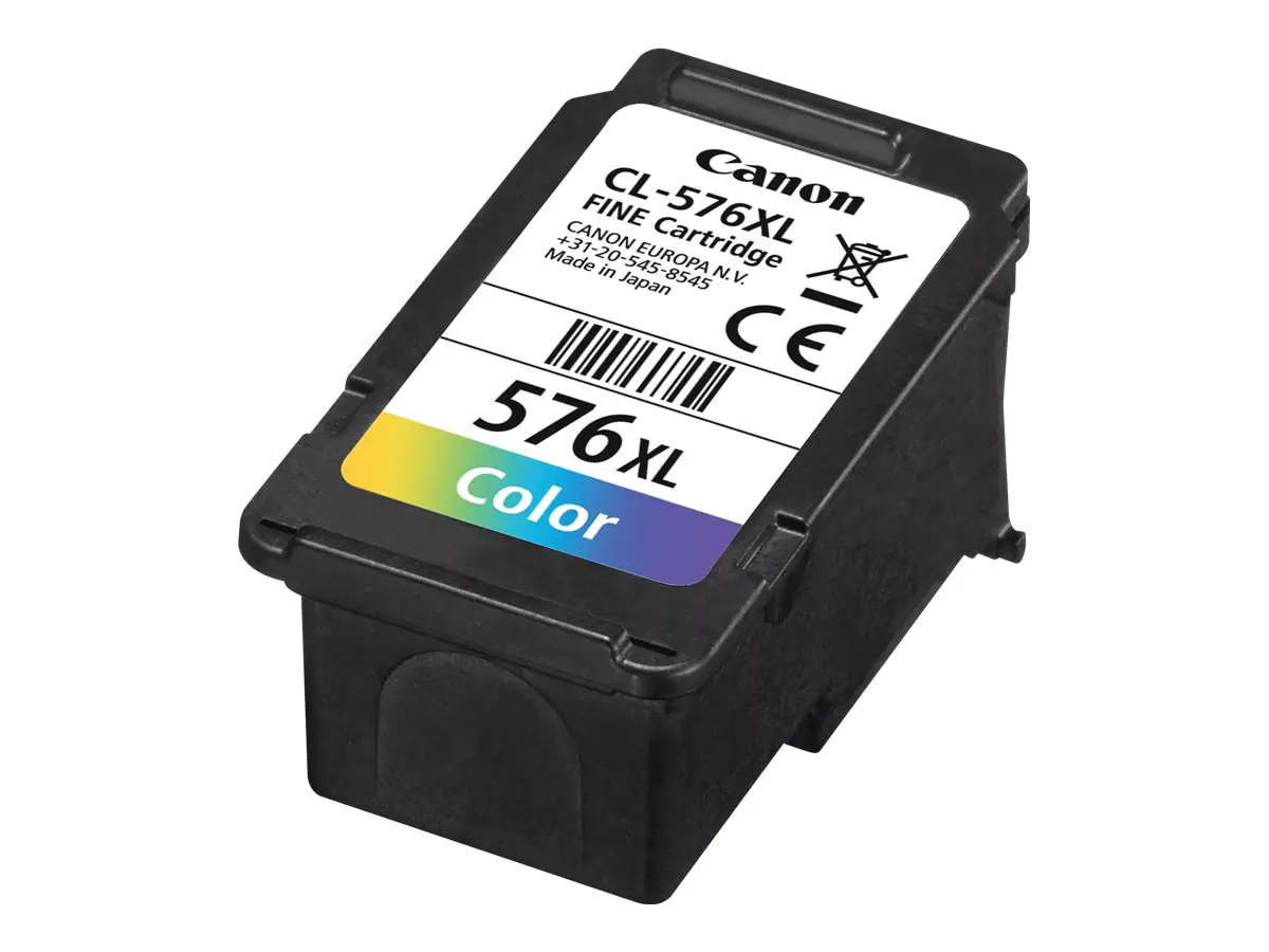 Canon CL-576XL - 12.6 ml - Hohe Ergiebigkeit - Farbe (Cyan, Magenta, Gelb) - original - Tintenpatrone - für PIXMA TR4750i, TR4751i, TS3550i, TS3551i Canon CL-576XL - 12.6 ml - Hohe Ergiebigkeit - Farbe (Cyan, Magenta, Gelb) - original - Tintenpatrone - für PIXMA TR4750i, TR4751i, TS3550i, TS3551i