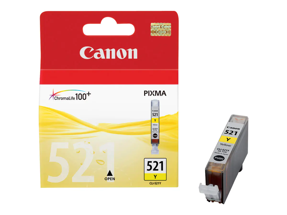 Canon CLI-521Y - 9 ml - Gelb - original - Tintenbehälter 2936B001