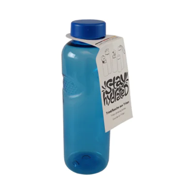 elasto Trinkflasche Carve "Refresh" 1l Tritan Kunststoff transparent-blau elasto Trinkflasche Carve "Refresh" 1l Tritan Kunststoff transparent-blau