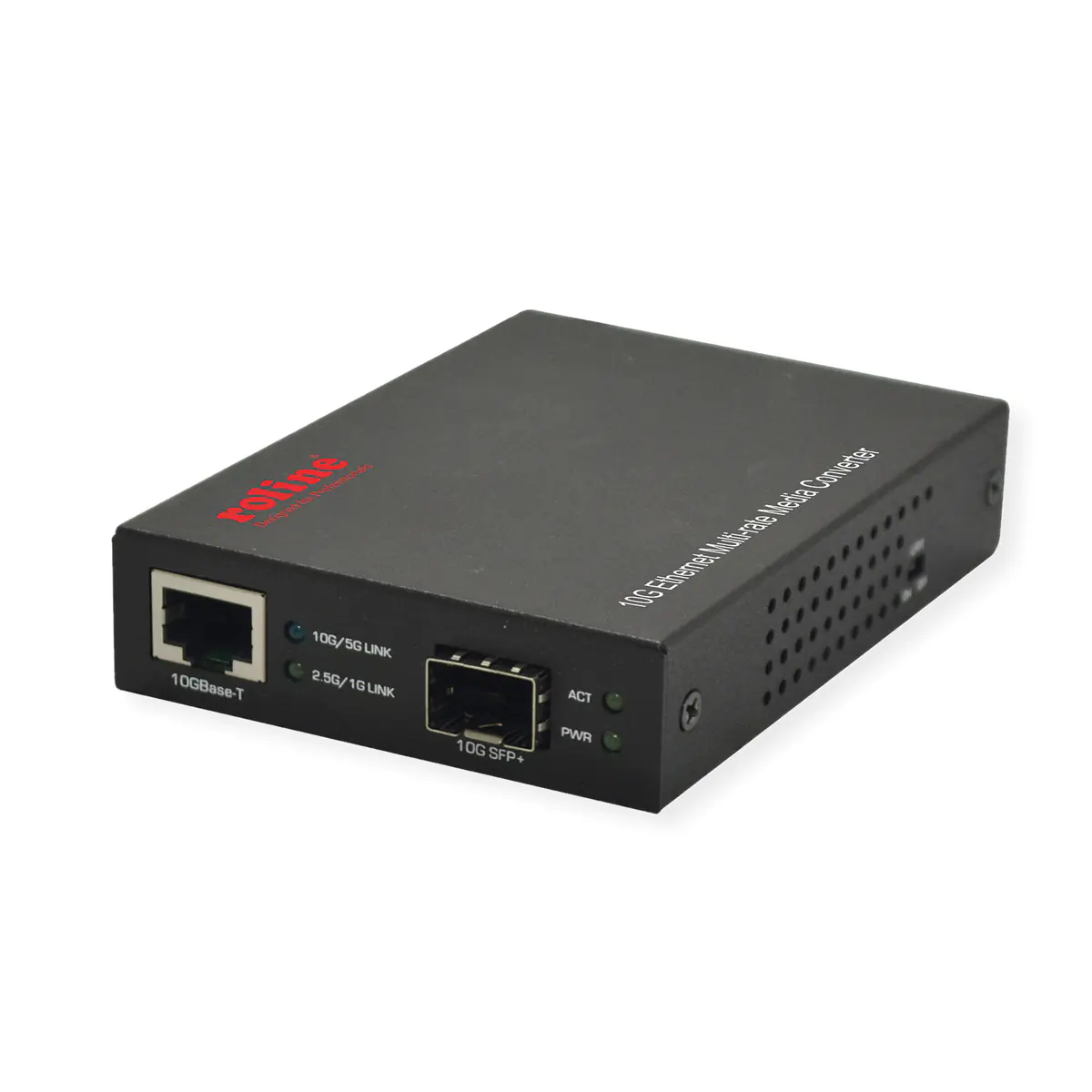 Roline - Medienkonverter - 1GbE, 10Gb Fibre Channel - 10GBase-T, Fibre Channel - SFP+ / RJ-45 Roline - Medienkonverter - 1GbE, 10Gb Fibre Channel - 10GBase-T, Fibre Channel - SFP+ / RJ-45