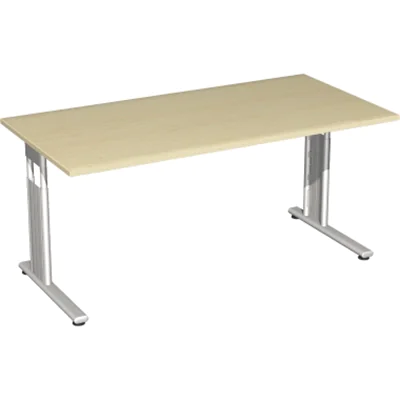 Geramöbel Schreibtisch Flex S-617103-AS 160x80x68-82cm ah/si Geramöbel Schreibtisch Flex S-617103-AS 160x80x68-82cm ah/si