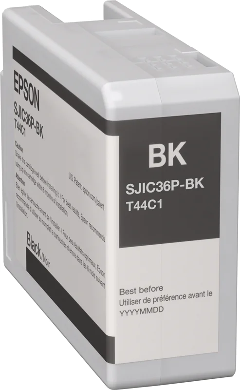 Epson SJIC36P(K) - 80 ml - Schwarz - Original - Tintenpatrone - für ColorWorks CW-C6000Ae, CW-C6000Pe, CW-C6500Ae, CW-C6500Pe Epson SJIC36P(K) - 80 ml - Schwarz - Original - Tintenpatrone - für ColorWorks CW-C6000Ae, CW-C6000Pe, CW-C6500Ae, CW-C6500Pe