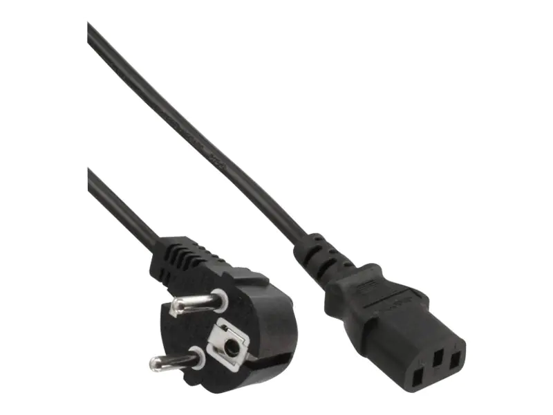 InLine - Stromkabel - IEC 60320 C13 zu CEE 7/7 (M) - 10 m - Schwarz InLine - Stromkabel - IEC 60320 C13 zu CEE 7/7 (M) - 10 m - Schwarz