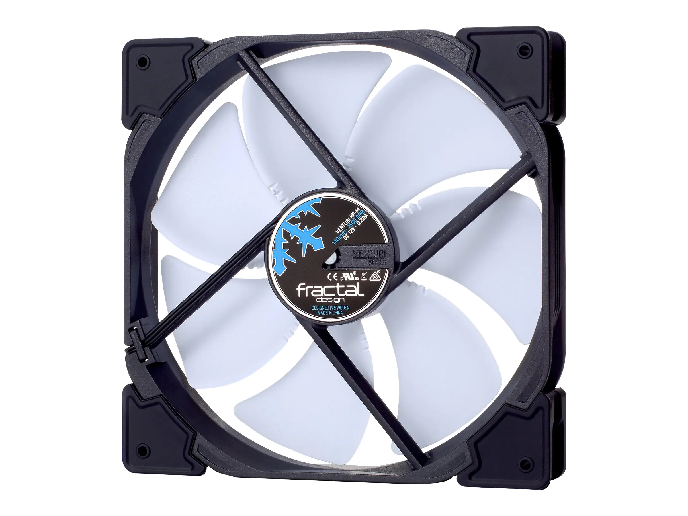 Fractal Design Venturi Series HP-14 PWM - Gehäuselüfter FD-FAN-VENT-HP14-PWM-WT