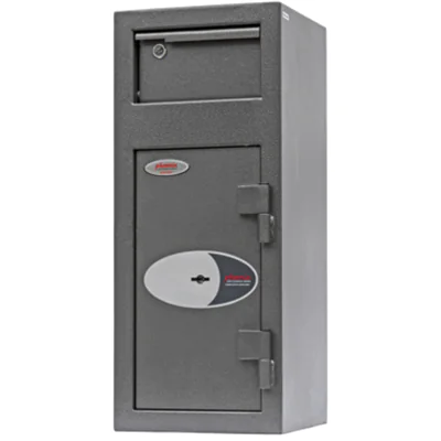 Phoenix Tresor Cashier Day Deposit 24 x 38 x 21 cm (B x H x T) Stahl graphitgrau metallic Phoenix Tresor Cashier Day Deposit 24 x 38 x 21 cm (B x H x T) Stahl graphitgrau metallic