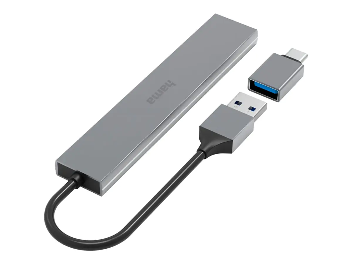 Hama Prime Line - Hub - ultra dünn - Desktop 00200141