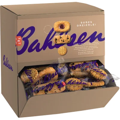 Bahlsen Gebäck Süßes Dreierlei 41560 150 St./Pack. Bahlsen Gebäck Süßes Dreierlei 41560 150 St./Pack.