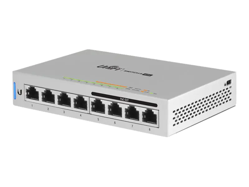 Ubiquiti UniFi Switch US-8-60W - Switch - managed - 4 x 10/100/1000 + 4 x 10/100/1000 (PoE) - Desktop - PoE (Packung mit 5)