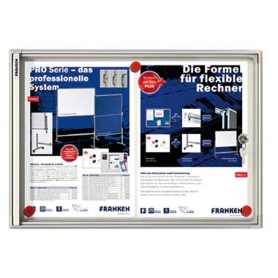 Franken Schaukasten X-tra! Line FSA2 für 2x DIN A4 Aluminium Franken Schaukasten X-tra! Line FSA2 für 2x DIN A4 Aluminium