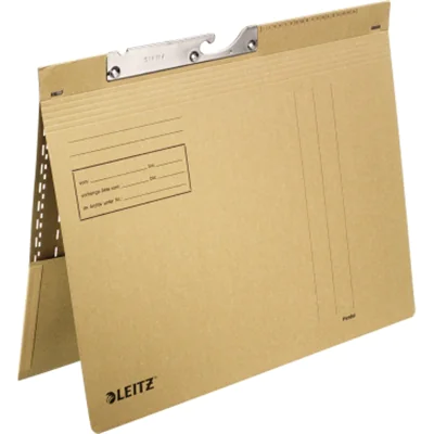Leitz Pendelhefter DIN A4 250g/m² kaufmännische Heftung ohne Organisationsaufdruck Natronkarton, recycelt naturbraun 50 St./Pack.