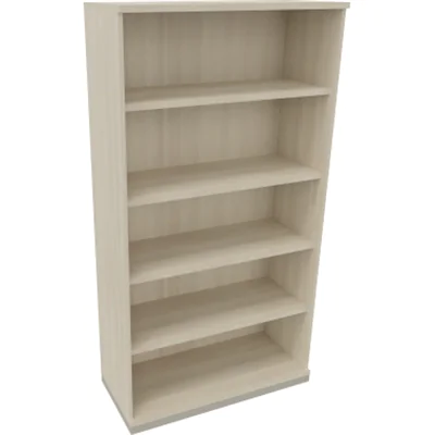 Regal 5OH B1000xT442xH1869mm Silberaluminium/Akazie hell Regal 5OH B1000xT442xH1869mm Silberaluminium/Akazie hell