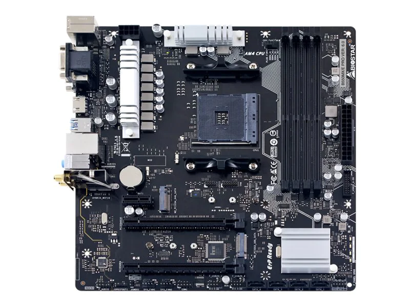 Biostar B550MX/E PRO - Motherboard - micro ATX - Socket AM4 - AMD B550 Chipsatz - USB 3.2 Gen 1 - Gigabit LAN - Onboard-Grafik (CPU erforderlich) - HD Audio (8-Kanal)